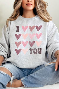 I Heart You Crew Neck Sweatshirt